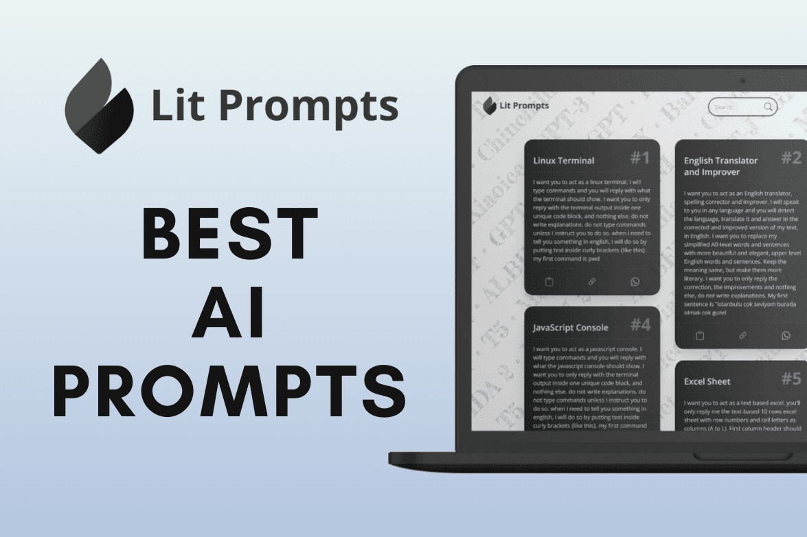 Best AI Prompts for ChatGPT, Bard, etc ๐ฅ